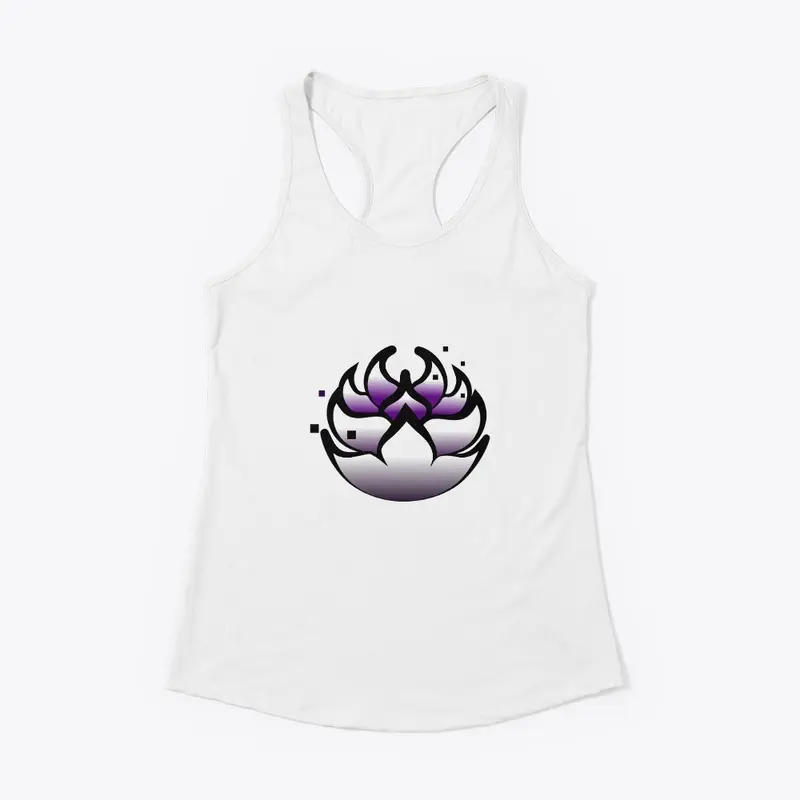 Digital Lotus Women's Racerback Tank